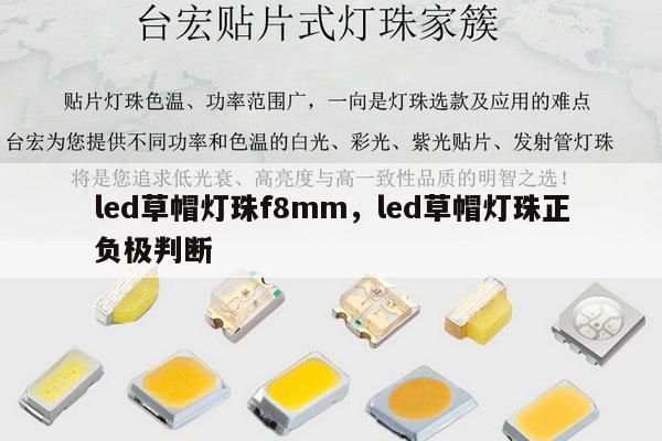 led草帽灯珠f8mm，led草帽灯珠正负极判断-第1张图片-led灯珠, 贴片led灯珠, 直插led灯珠, 大功率灯珠, 3528灯珠, led灯珠厂家广东台宏光电科技有限公司 服务热线400-689-8189