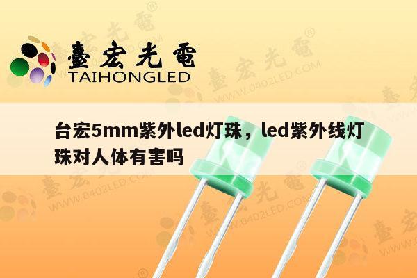 台宏5mm紫外led灯珠，led紫外线灯珠对人体有害吗-第1张图片-led灯珠, 贴片led灯珠, 直插led灯珠, 大功率灯珠, 3528灯珠, led灯珠厂家广东台宏光电科技有限公司 服务热线400-689-8189