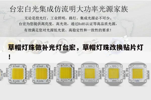 草帽灯珠做补光灯台宏,草帽灯珠改换贴片灯!-第1张图片-led灯珠, 贴片led灯珠, 直插led灯珠, 大功率灯珠, 3528灯珠, led灯珠厂家广东台宏光电科技有限公司 服务热线400-689-8189 草帽灯珠做补光灯台宏,草帽灯珠改换贴片灯!-第1张图片-led灯珠, 贴片led灯珠, 直插led灯珠, 大功率灯珠, 3528灯珠, led灯珠厂家广东台宏光电科技有限公司 服务热线400-689-8189
