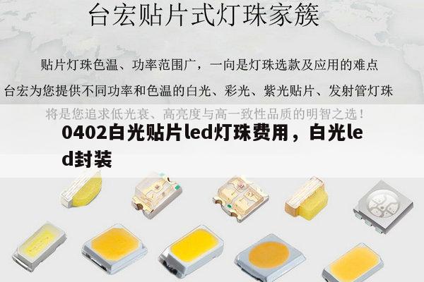 0402白光贴片led灯珠费用，白光led封装-第1张图片-led灯珠, 贴片led灯珠, 直插led灯珠, 大功率灯珠, 3528灯珠, led灯珠厂家广东台宏光电科技有限公司 服务热线400-689-8189