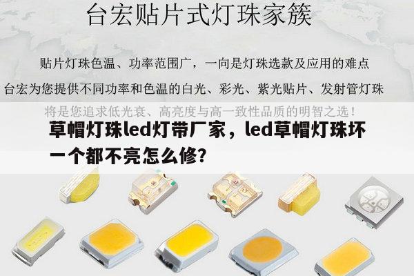 草帽灯珠led灯带厂家，led草帽灯珠坏一个都不亮怎么修？-第1张图片-led灯珠, 贴片led灯珠, 直插led灯珠, 大功率灯珠, 3528灯珠, led灯珠厂家广东台宏光电科技有限公司 服务热线400-689-8189