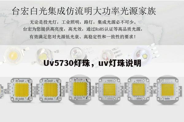 Uv5730灯珠，uv灯珠说明-第1张图片-led灯珠, 贴片led灯珠, 直插led灯珠, 大功率灯珠, 3528灯珠, led灯珠厂家广东台宏光电科技有限公司 服务热线400-689-8189