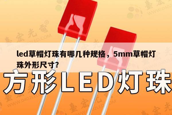 led草帽灯珠有哪几种规格，5mm草帽灯珠外形尺寸？-第1张图片-led灯珠, 贴片led灯珠, 直插led灯珠, 大功率灯珠, 3528灯珠, led灯珠厂家广东台宏光电科技有限公司 服务热线400-689-8189