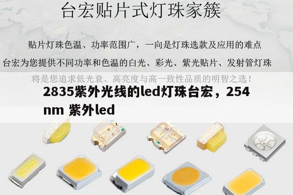 2835紫外光线的led灯珠台宏，254nm 紫外led-第1张图片-led灯珠, 贴片led灯珠, 直插led灯珠, 大功率灯珠, 3528灯珠, led灯珠厂家广东台宏光电科技有限公司 服务热线400-689-8189