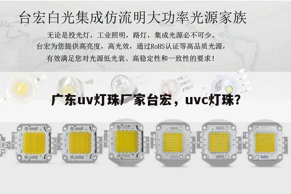 广东uv灯珠厂家台宏，uvc灯珠？-第1张图片-led灯珠, 贴片led灯珠, 直插led灯珠, 大功率灯珠, 3528灯珠, led灯珠厂家广东台宏光电科技有限公司 服务热线400-689-8189