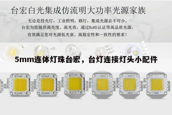 5mm连体灯珠台宏，台灯连接灯头小配件-第1张图片-led灯珠, 贴片led灯珠, 直插led灯珠, 大功率灯珠, 3528灯珠, led灯珠厂家广东台宏光电科技有限公司 服务热线400-689-8189