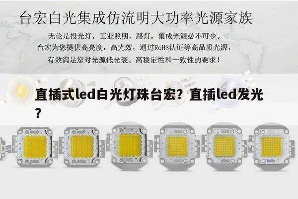 直插式led白光灯珠台宏？直插led发光？-第1张图片-led灯珠, 贴片led灯珠, 直插led灯珠, 大功率灯珠, 3528灯珠, led灯珠厂家广东台宏光电科技有限公司 服务热线400-689-8189