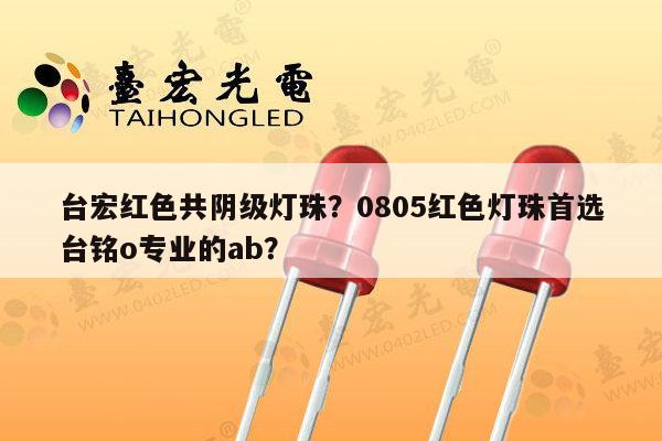 台宏红色共阴级灯珠？0805红色灯珠首选台铭o专业的ab？-第1张图片-led灯珠, 贴片led灯珠, 直插led灯珠, 大功率灯珠, 3528灯珠, led灯珠厂家广东台宏光电科技有限公司 服务热线400-689-8189