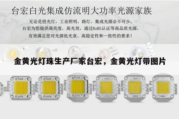 金黄光灯珠生产厂家台宏，金黄光灯带图片-第1张图片-led灯珠, 贴片led灯珠, 直插led灯珠, 大功率灯珠, 3528灯珠, led灯珠厂家广东台宏光电科技有限公司 服务热线400-689-8189