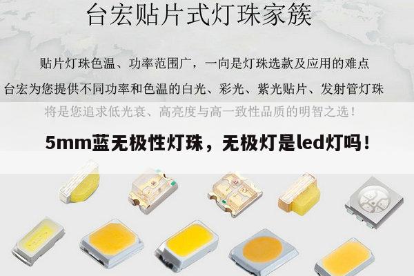 5mm蓝无极性灯珠，无极灯是led灯吗！-第1张图片-led灯珠, 贴片led灯珠, 直插led灯珠, 大功率灯珠, 3528灯珠, led灯珠厂家广东台宏光电科技有限公司 服务热线400-689-8189