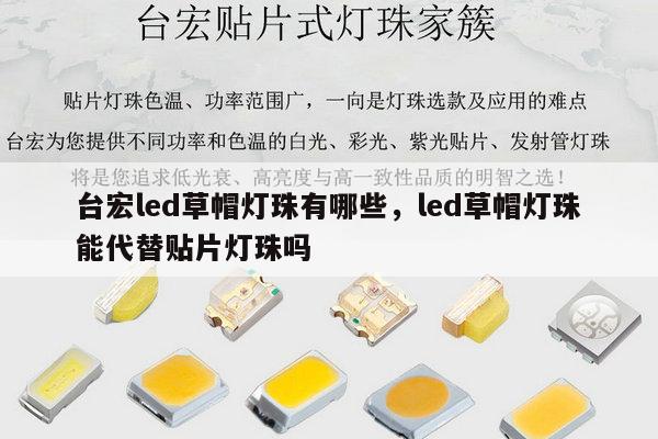 台宏led草帽灯珠有哪些，led草帽灯珠能代替贴片灯珠吗-第1张图片-led灯珠, 贴片led灯珠, 直插led灯珠, 大功率灯珠, 3528灯珠, led灯珠厂家广东台宏光电科技有限公司 服务热线400-689-8189