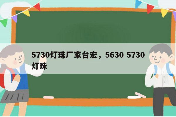 5730灯珠厂家台宏，5630 5730灯珠-第1张图片-led灯珠, 贴片led灯珠, 直插led灯珠, 大功率灯珠, 3528灯珠, led灯珠厂家广东台宏光电科技有限公司 服务热线400-689-8189
