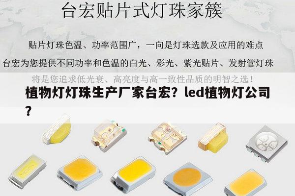 植物灯灯珠生产厂家台宏？led植物灯公司？-第1张图片-led灯珠, 贴片led灯珠, 直插led灯珠, 大功率灯珠, 3528灯珠, led灯珠厂家广东台宏光电科技有限公司 服务热线400-689-8189