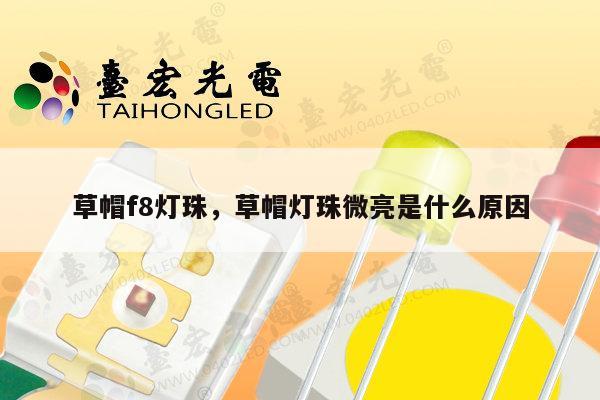 草帽f8灯珠，草帽灯珠微亮是什么原因-第1张图片-led灯珠, 贴片led灯珠, 直插led灯珠, 大功率灯珠, 3528灯珠, led灯珠厂家广东台宏光电科技有限公司 服务热线400-689-8189