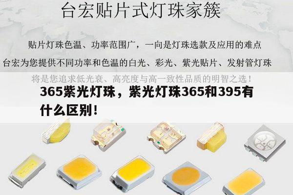 365紫光灯珠，紫光灯珠365和395有什么区别！-第1张图片-led灯珠, 贴片led灯珠, 直插led灯珠, 大功率灯珠, 3528灯珠, led灯珠厂家广东台宏光电科技有限公司 服务热线400-689-8189