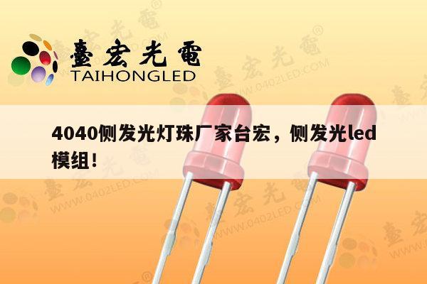4040侧发光灯珠厂家台宏，侧发光led模组！-第1张图片-led灯珠, 贴片led灯珠, 直插led灯珠, 大功率灯珠, 3528灯珠, led灯珠厂家广东台宏光电科技有限公司 服务热线400-689-8189