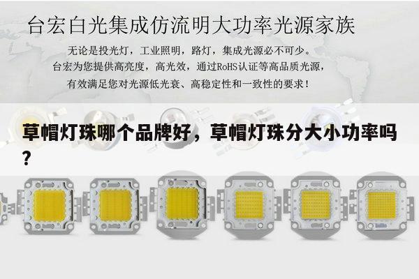 草帽灯珠哪个品牌好，草帽灯珠分大小功率吗?-第1张图片-led灯珠, 贴片led灯珠, 直插led灯珠, 大功率灯珠, 3528灯珠, led灯珠厂家广东台宏光电科技有限公司 服务热线400-689-8189