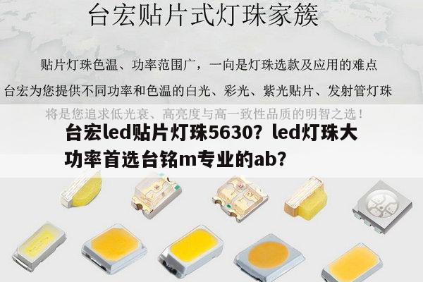 台宏led贴片灯珠5630？led灯珠大功率首选台铭m专业的ab？-第1张图片-led灯珠, 贴片led灯珠, 直插led灯珠, 大功率灯珠, 3528灯珠, led灯珠厂家广东台宏光电科技有限公司 服务热线400-689-8189