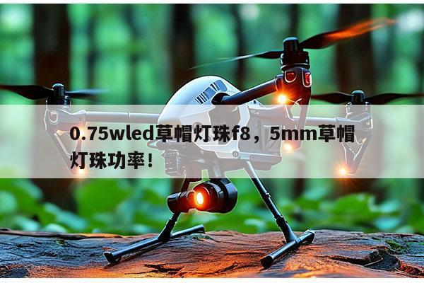 0.75wled草帽灯珠f8，5mm草帽灯珠功率！-第1张图片-led灯珠, 贴片led灯珠, 直插led灯珠, 大功率灯珠, 3528灯珠, led灯珠厂家广东台宏光电科技有限公司 服务热线400-689-8189