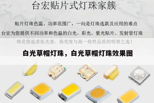 白光草帽灯珠，白光草帽灯珠效果图-第1张图片-led灯珠, 贴片led灯珠, 直插led灯珠, 大功率灯珠, 3528灯珠, led灯珠厂家广东台宏光电科技有限公司 服务热线400-689-8189