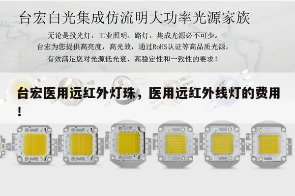 台宏医用远红外灯珠，医用远红外线灯的费用！-第1张图片-led灯珠, 贴片led灯珠, 直插led灯珠, 大功率灯珠, 3528灯珠, led灯珠厂家广东台宏光电科技有限公司 服务热线400-689-8189