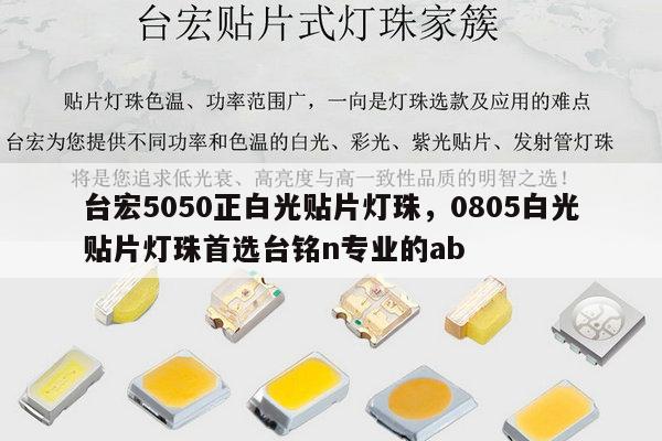 台宏5050正白光贴片灯珠，0805白光贴片灯珠首选台铭n专业的ab-第1张图片-led灯珠, 贴片led灯珠, 直插led灯珠, 大功率灯珠, 3528灯珠, led灯珠厂家广东台宏光电科技有限公司 服务热线400-689-8189