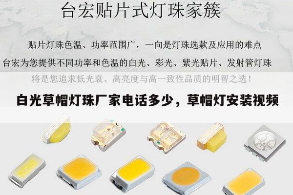 白光草帽灯珠厂家电话多少，草帽灯安装视频-第1张图片-led灯珠, 贴片led灯珠, 直插led灯珠, 大功率灯珠, 3528灯珠, led灯珠厂家广东台宏光电科技有限公司 服务热线400-689-8189