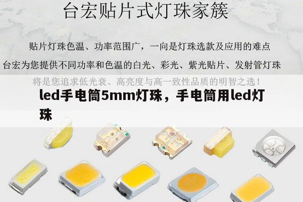 led手电筒5mm灯珠，手电筒用led灯珠-第1张图片-led灯珠, 贴片led灯珠, 直插led灯珠, 大功率灯珠, 3528灯珠, led灯珠厂家广东台宏光电科技有限公司 服务热线400-689-8189