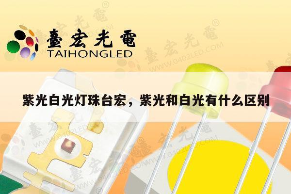 紫光白光灯珠台宏，紫光和白光有什么区别-第1张图片-led灯珠, 贴片led灯珠, 直插led灯珠, 大功率灯珠, 3528灯珠, led灯珠厂家广东台宏光电科技有限公司 服务热线400-689-8189