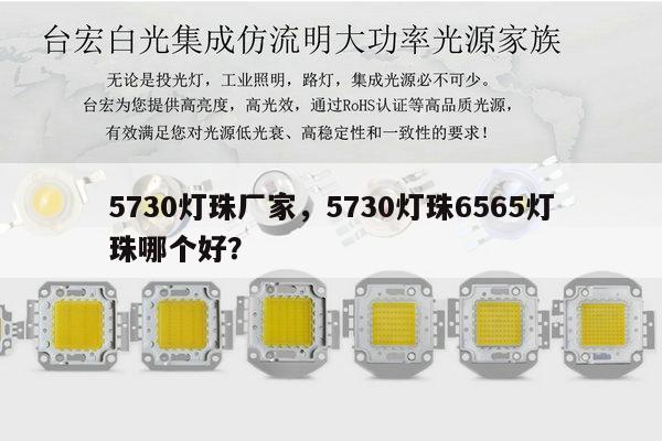 5730灯珠厂家，5730灯珠6565灯珠哪个好？-第1张图片-led灯珠, 贴片led灯珠, 直插led灯珠, 大功率灯珠, 3528灯珠, led灯珠厂家广东台宏光电科技有限公司 服务热线400-689-8189