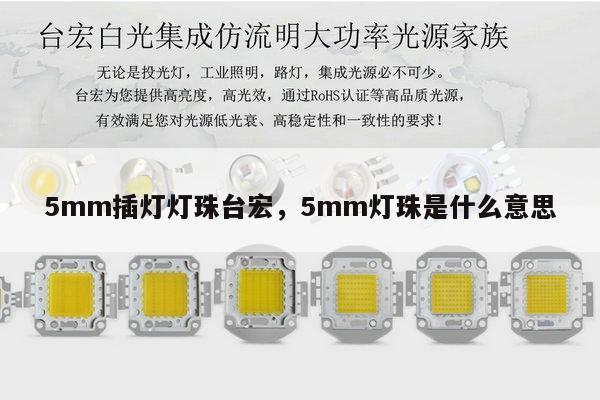 5mm插灯灯珠台宏，5mm灯珠是什么意思-第1张图片-led灯珠, 贴片led灯珠, 直插led灯珠, 大功率灯珠, 3528灯珠, led灯珠厂家广东台宏光电科技有限公司 服务热线400-689-8189