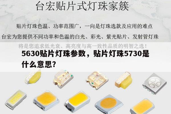 5630贴片灯珠参数，贴片灯珠5730是什么意思？-第1张图片-led灯珠, 贴片led灯珠, 直插led灯珠, 大功率灯珠, 3528灯珠, led灯珠厂家广东台宏光电科技有限公司 服务热线400-689-8189