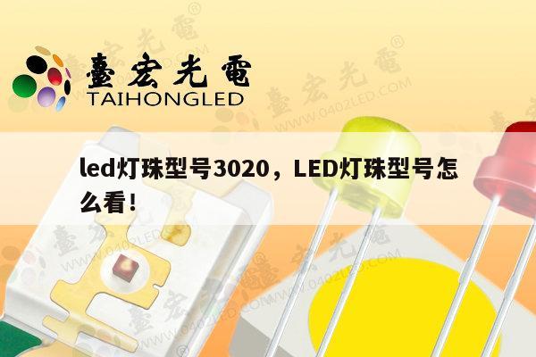 led灯珠型号3020，LED灯珠型号怎么看！-第1张图片-led灯珠, 贴片led灯珠, 直插led灯珠, 大功率灯珠, 3528灯珠, led灯珠厂家广东台宏光电科技有限公司 服务热线400-689-8189