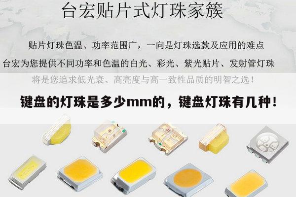 键盘的灯珠是多少mm的，键盘灯珠有几种！-第1张图片-led灯珠, 贴片led灯珠, 直插led灯珠, 大功率灯珠, 3528灯珠, led灯珠厂家广东台宏光电科技有限公司 服务热线400-689-8189