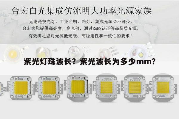 紫光灯珠波长?紫光波长为多少mm?-第1张图片-led灯珠, 贴片led灯珠, 直插led灯珠, 大功率灯珠, 3528灯珠, led灯珠厂家广东台宏光电科技有限公司 服务热线400-689-8189 紫光灯珠波长?紫光波长为多少mm?-第1张图片-led灯珠, 贴片led灯珠, 直插led灯珠, 大功率灯珠, 3528灯珠, led灯珠厂家广东台宏光电科技有限公司 服务热线400-689-8189