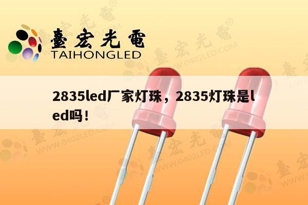 2835led厂家灯珠，2835灯珠是led吗！-第1张图片-led灯珠, 贴片led灯珠, 直插led灯珠, 大功率灯珠, 3528灯珠, led灯珠厂家广东台宏光电科技有限公司 服务热线400-689-8189