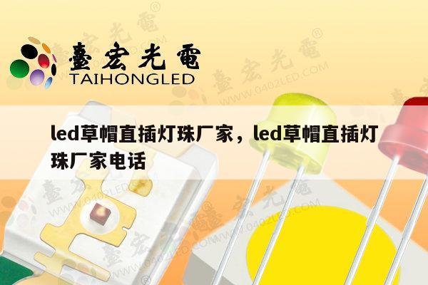 led草帽直插灯珠厂家，led草帽直插灯珠厂家电话-第1张图片-led灯珠, 贴片led灯珠, 直插led灯珠, 大功率灯珠, 3528灯珠, led灯珠厂家广东台宏光电科技有限公司 服务热线400-689-8189