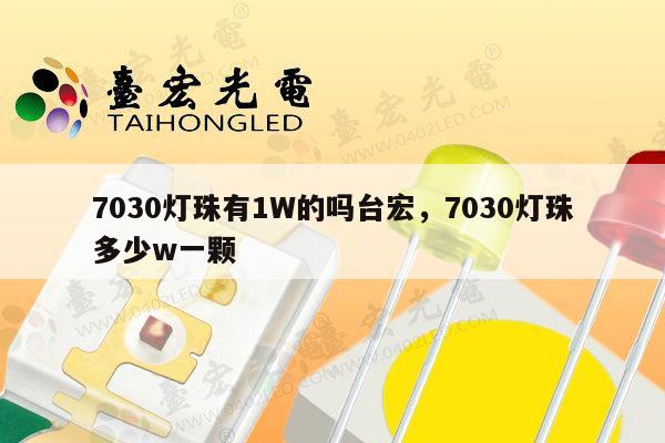 7030灯珠有1W的吗台宏，7030灯珠多少w一颗-第1张图片-led灯珠, 贴片led灯珠, 直插led灯珠, 大功率灯珠, 3528灯珠, led灯珠厂家广东台宏光电科技有限公司 服务热线400-689-8189