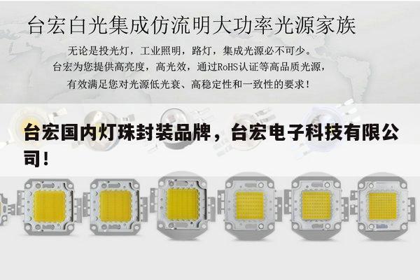 台宏国内灯珠封装品牌，台宏电子科技有限公司！-第1张图片-led灯珠, 贴片led灯珠, 直插led灯珠, 大功率灯珠, 3528灯珠, led灯珠厂家广东台宏光电科技有限公司 服务热线400-689-8189