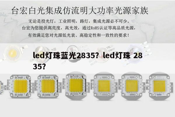 led灯珠蓝光2835？led灯珠 2835？-第1张图片-led灯珠, 贴片led灯珠, 直插led灯珠, 大功率灯珠, 3528灯珠, led灯珠厂家广东台宏光电科技有限公司 服务热线400-689-8189