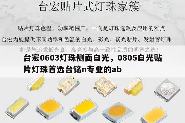 台宏0603灯珠侧面白光，0805白光贴片灯珠首选台铭n专业的ab-第1张图片-led灯珠, 贴片led灯珠, 直插led灯珠, 大功率灯珠, 3528灯珠, led灯珠厂家广东台宏光电科技有限公司 服务热线400-689-8189