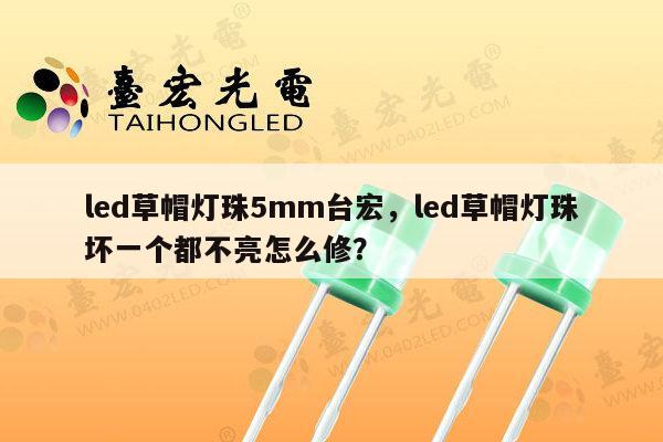 led草帽灯珠5mm台宏，led草帽灯珠坏一个都不亮怎么修？-第1张图片-led灯珠, 贴片led灯珠, 直插led灯珠, 大功率灯珠, 3528灯珠, led灯珠厂家广东台宏光电科技有限公司 服务热线400-689-8189