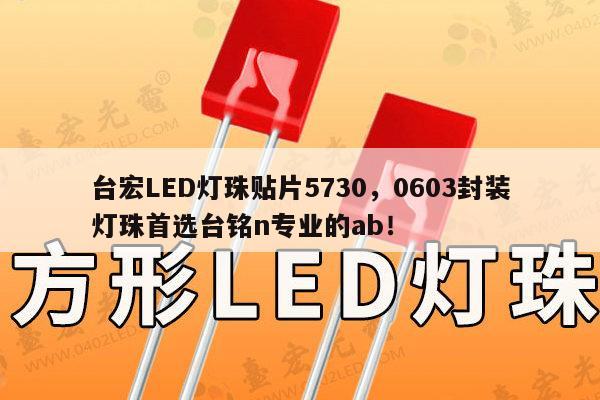 台宏LED灯珠贴片5730，0603封装灯珠首选台铭n专业的ab！-第1张图片-led灯珠, 贴片led灯珠, 直插led灯珠, 大功率灯珠, 3528灯珠, led灯珠厂家广东台宏光电科技有限公司 服务热线400-689-8189