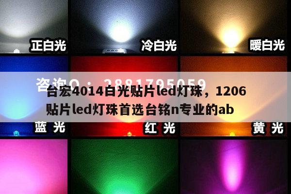 台宏4014白光贴片led灯珠，1206贴片led灯珠首选台铭n专业的ab-第1张图片-led灯珠, 贴片led灯珠, 直插led灯珠, 大功率灯珠, 3528灯珠, led灯珠厂家广东台宏光电科技有限公司 服务热线400-689-8189