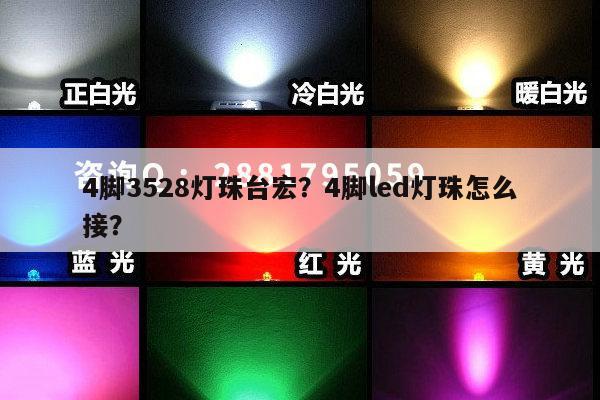 4脚3528灯珠台宏？4脚led灯珠怎么接？-第1张图片-led灯珠, 贴片led灯珠, 直插led灯珠, 大功率灯珠, 3528灯珠, led灯珠厂家广东台宏光电科技有限公司 服务热线400-689-8189