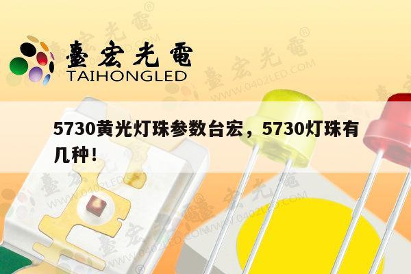 5730黄光灯珠参数台宏，5730灯珠有几种！-第1张图片-led灯珠, 贴片led灯珠, 直插led灯珠, 大功率灯珠, 3528灯珠, led灯珠厂家广东台宏光电科技有限公司 服务热线400-689-8189