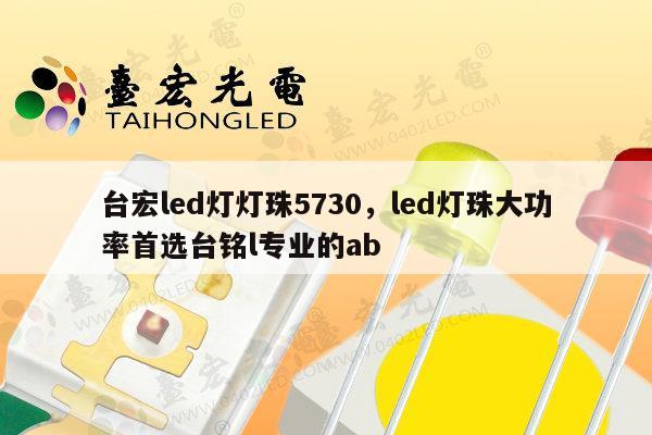 台宏led灯灯珠5730，led灯珠大功率首选台铭l专业的ab-第1张图片-led灯珠, 贴片led灯珠, 直插led灯珠, 大功率灯珠, 3528灯珠, led灯珠厂家广东台宏光电科技有限公司 服务热线400-689-8189