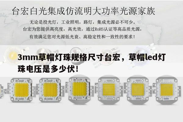 3mm草帽灯珠规格尺寸台宏,草帽led灯珠电压是多少伏!-第1张图片-led灯珠, 贴片led灯珠, 直插led灯珠, 大功率灯珠, 3528灯珠, led灯珠厂家广东台宏光电科技有限公司 服务热线400-689-8189 3mm草帽灯珠规格尺寸台宏,草帽led灯珠电压是多少伏!-第1张图片-led灯珠, 贴片led灯珠, 直插led灯珠, 大功率灯珠, 3528灯珠, led灯珠厂家广东台宏光电科技有限公司 服务热线400-689-8189