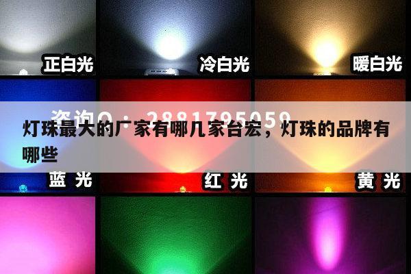 灯珠最大的厂家有哪几家台宏，灯珠的品牌有哪些-第1张图片-led灯珠, 贴片led灯珠, 直插led灯珠, 大功率灯珠, 3528灯珠, led灯珠厂家广东台宏光电科技有限公司 服务热线400-689-8189