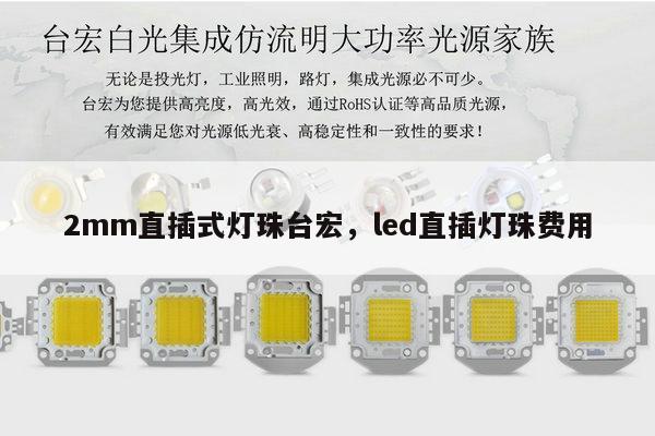 2mm直插式灯珠台宏，led直插灯珠费用-第1张图片-led灯珠, 贴片led灯珠, 直插led灯珠, 大功率灯珠, 3528灯珠, led灯珠厂家广东台宏光电科技有限公司 服务热线400-689-8189